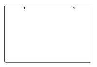 6" x 9" Rounded Corner Rectangle Door Hanger Sublimation Blank